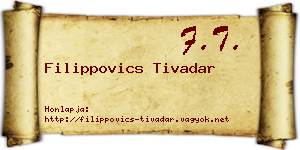 Filippovics Tivadar névjegykártya